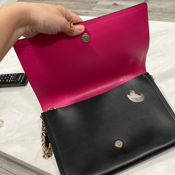 Black with pink detail Kate spade shoulder bag - Picture 4 of 5